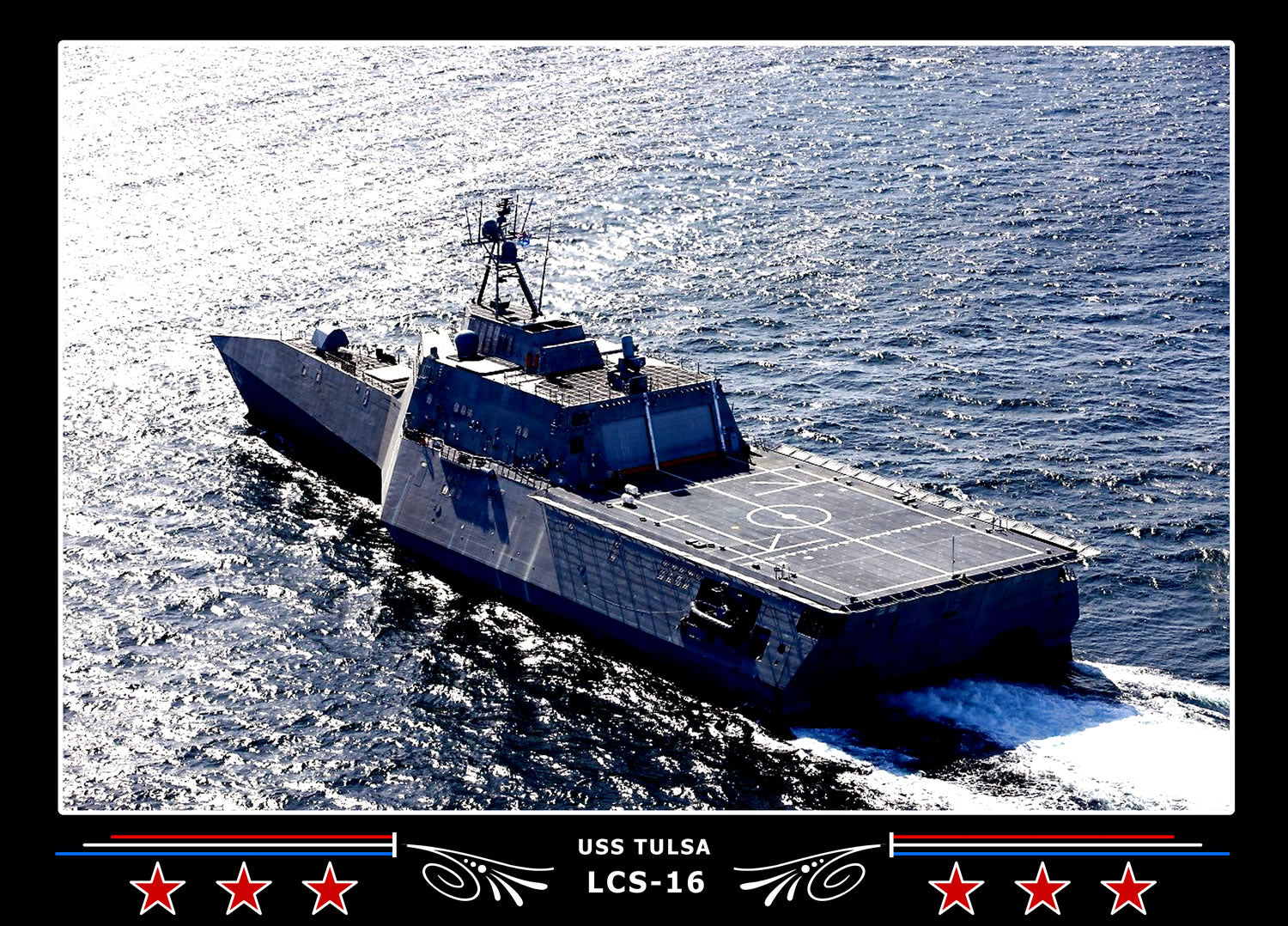 USS Tulsa LCS16 Canvas Photo Print