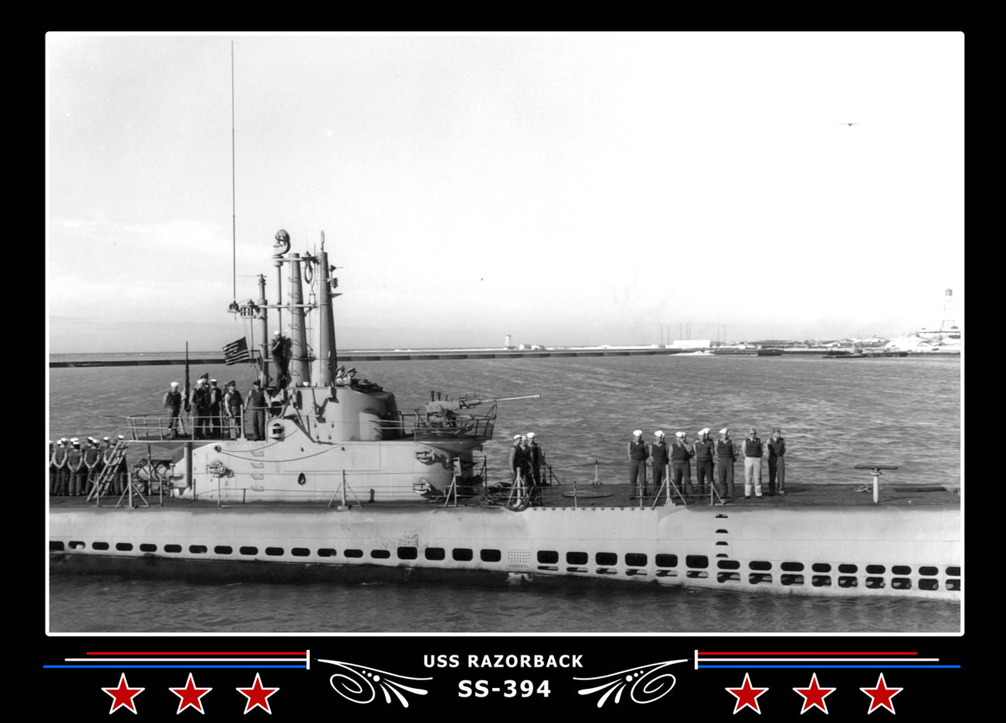 USS Razorback SS-394 Canvas Photo Print