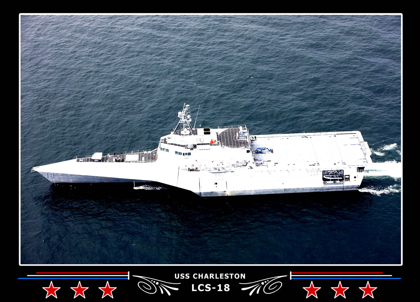 USS Charleston LCS18 Canvas Photo Print