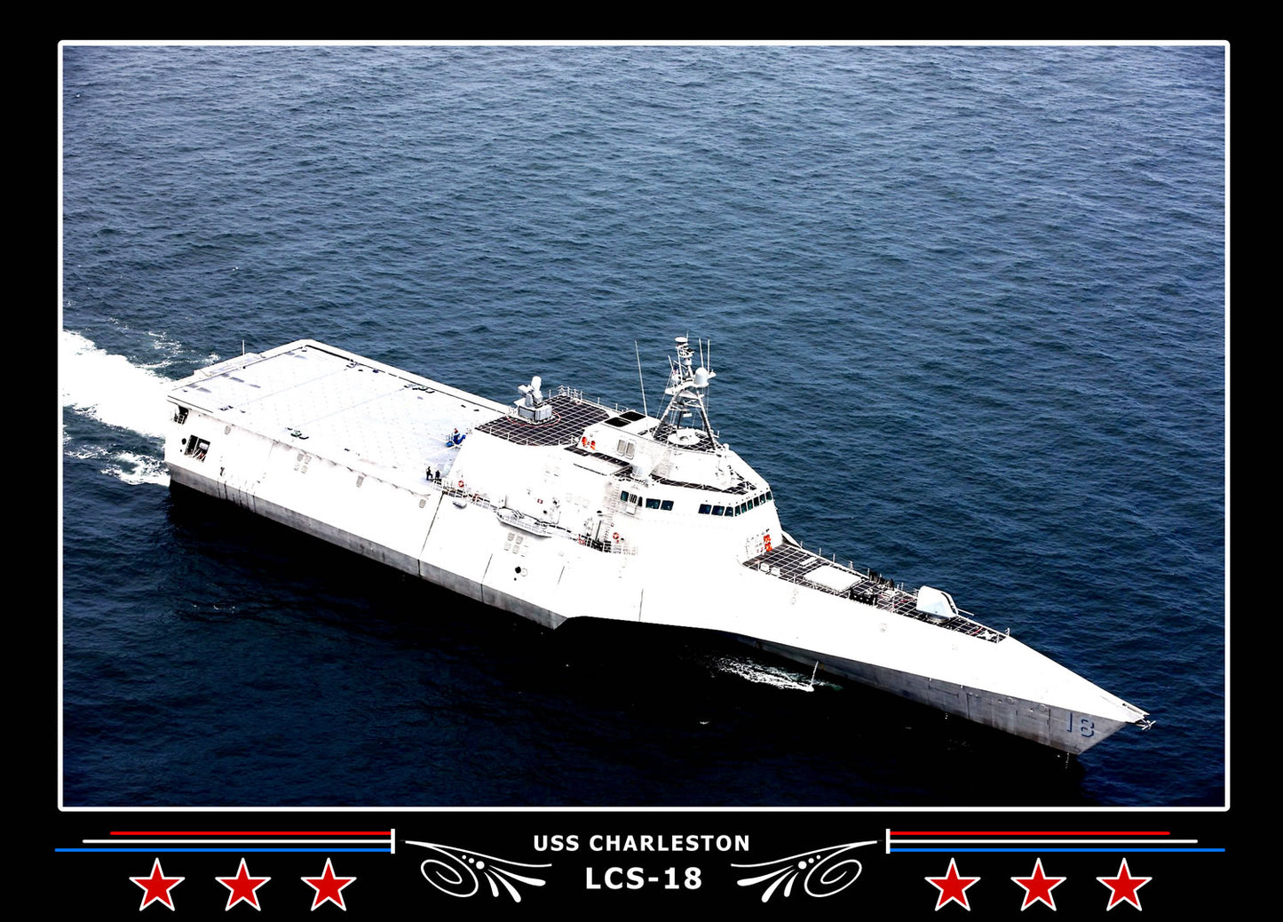 USS Charleston LCS18 Canvas Photo Print
