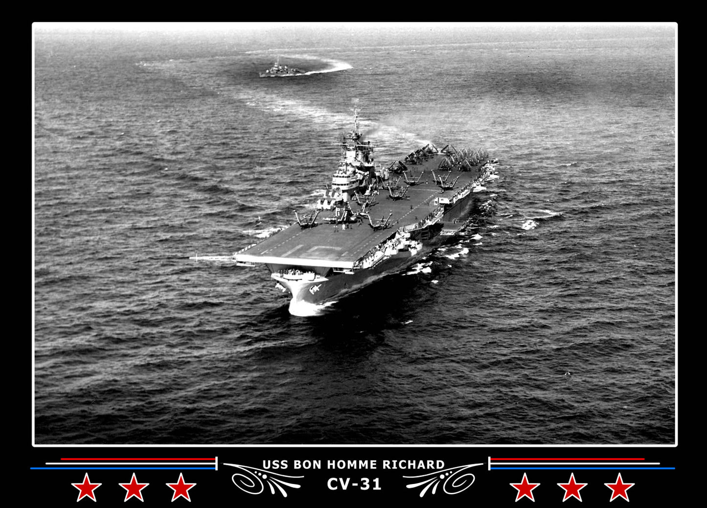 USS Bon Homme Richard CV-31 Canvas Photo Print