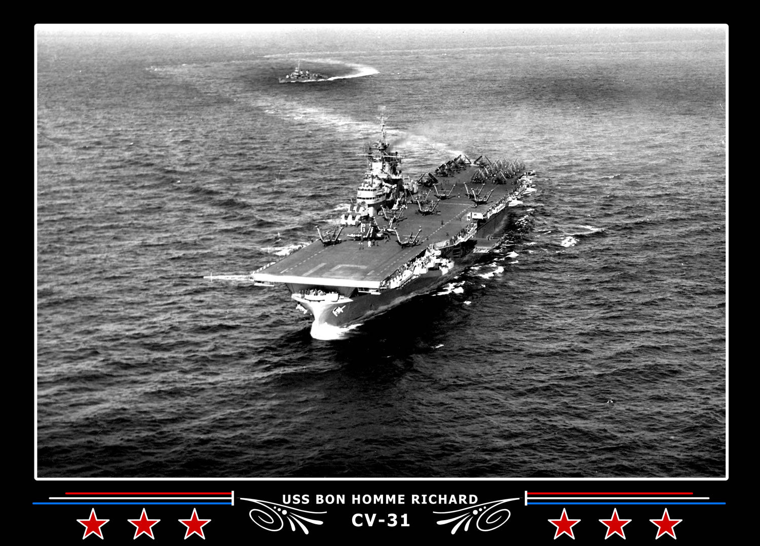 USS Bon Homme Richard CV-31 Canvas Photo Print