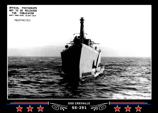 USS Crevalle SS-291 Canvas Photo Print