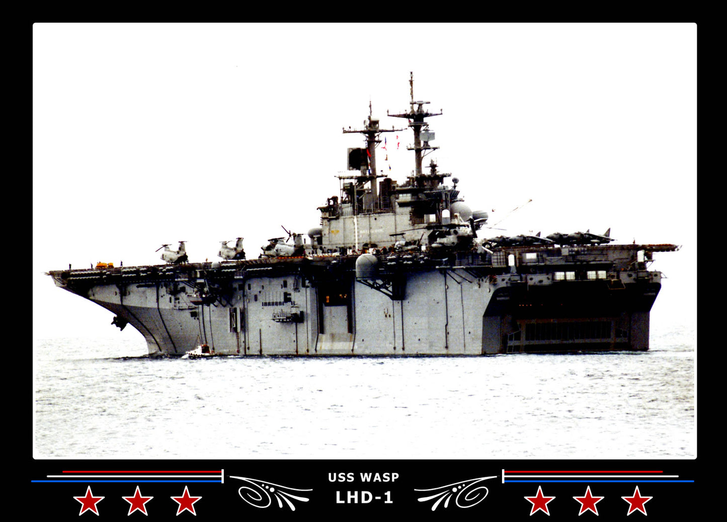 USS Wasp LHD1 Canvas Photo Print
