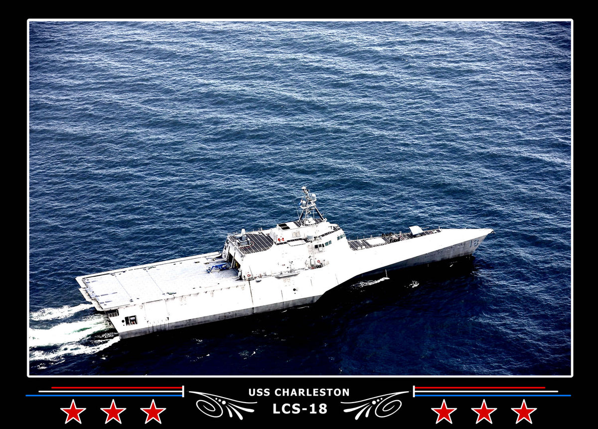 USS Charleston LCS18 Canvas Photo Print