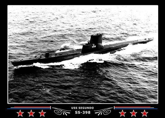 USS Segundo SS-398 Canvas Photo Print