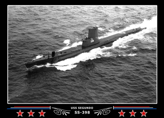 USS Segundo SS-398 Canvas Photo Print