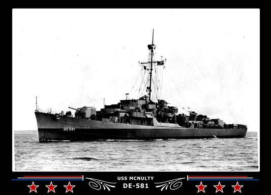 USS Mcnulty DE-581 Canvas Photo Print