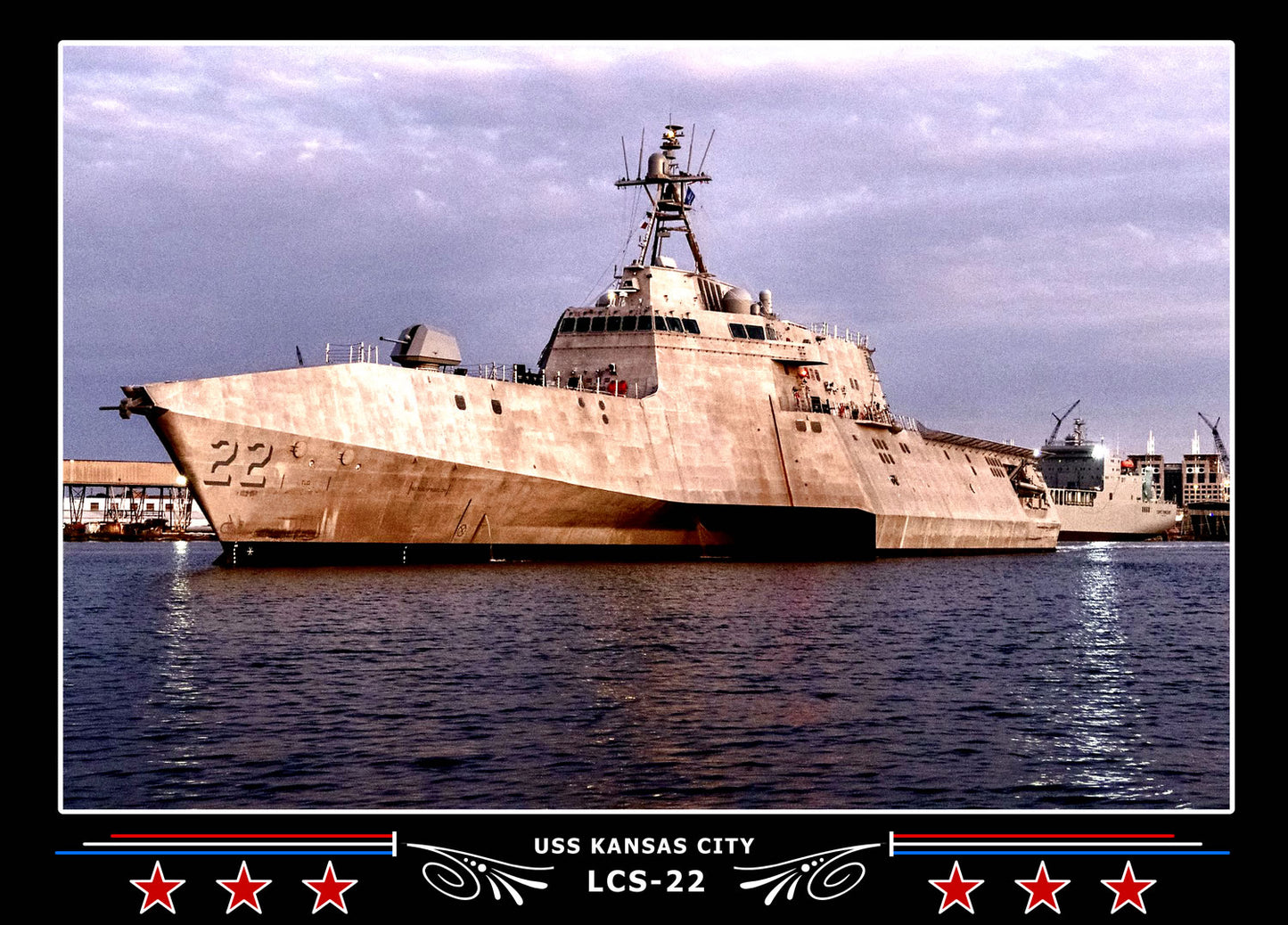 USS Kansas City LCS22 Canvas Photo Print
