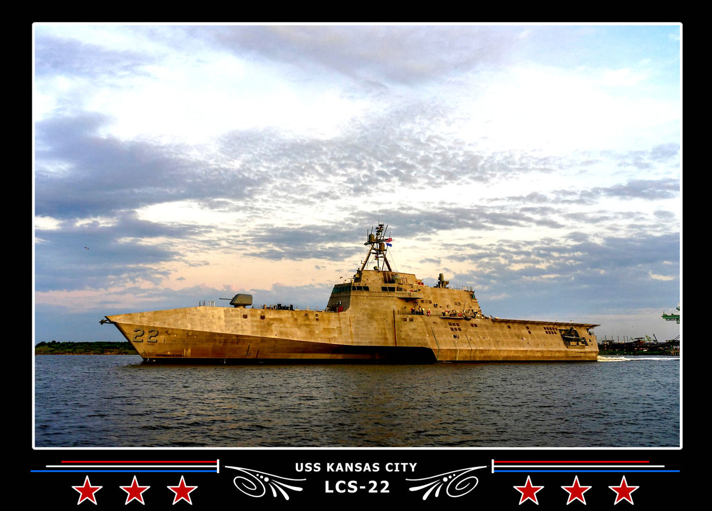 USS Kansas City LCS22 Canvas Photo Print