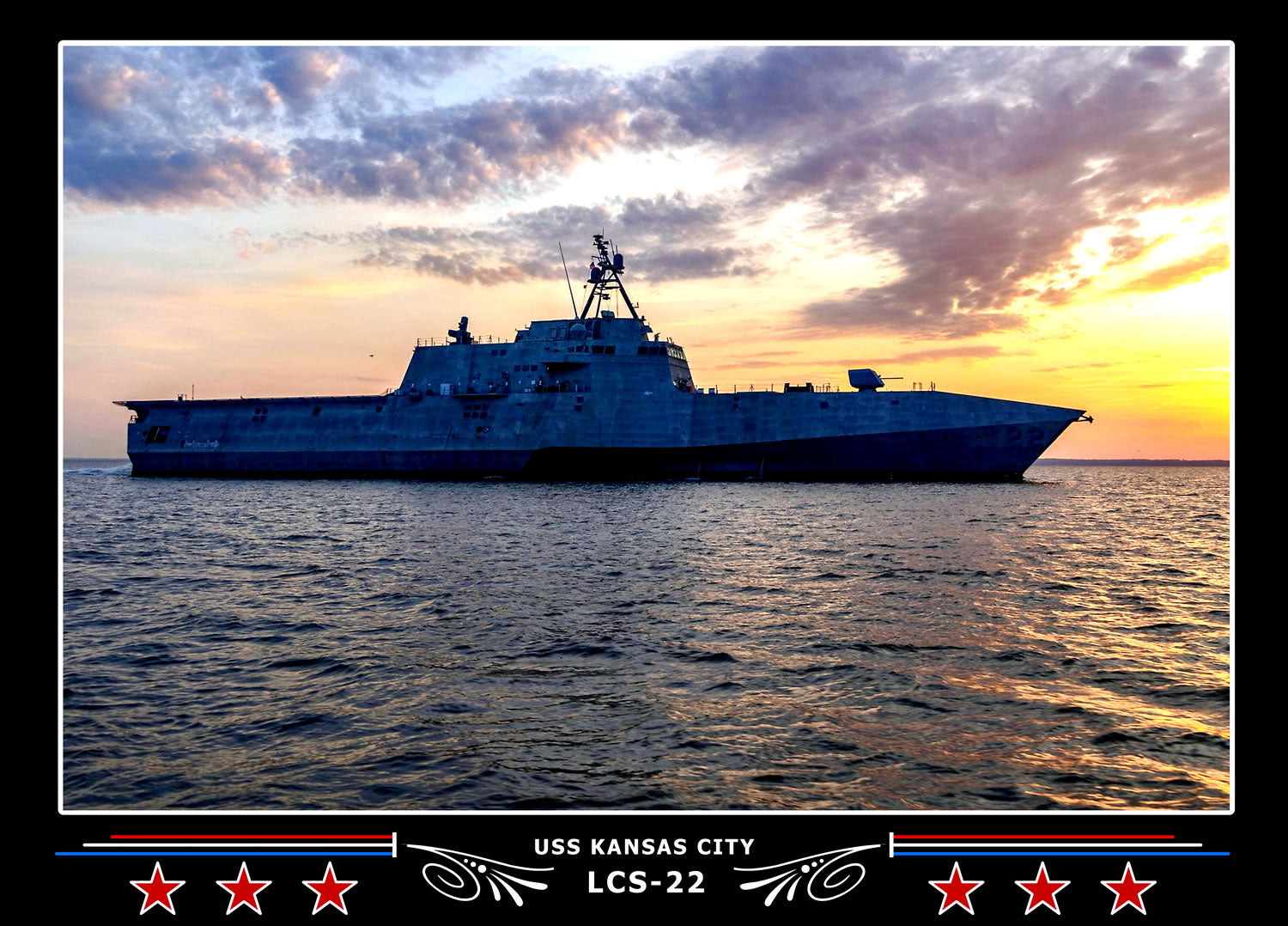 USS Kansas City LCS22 Canvas Photo Print