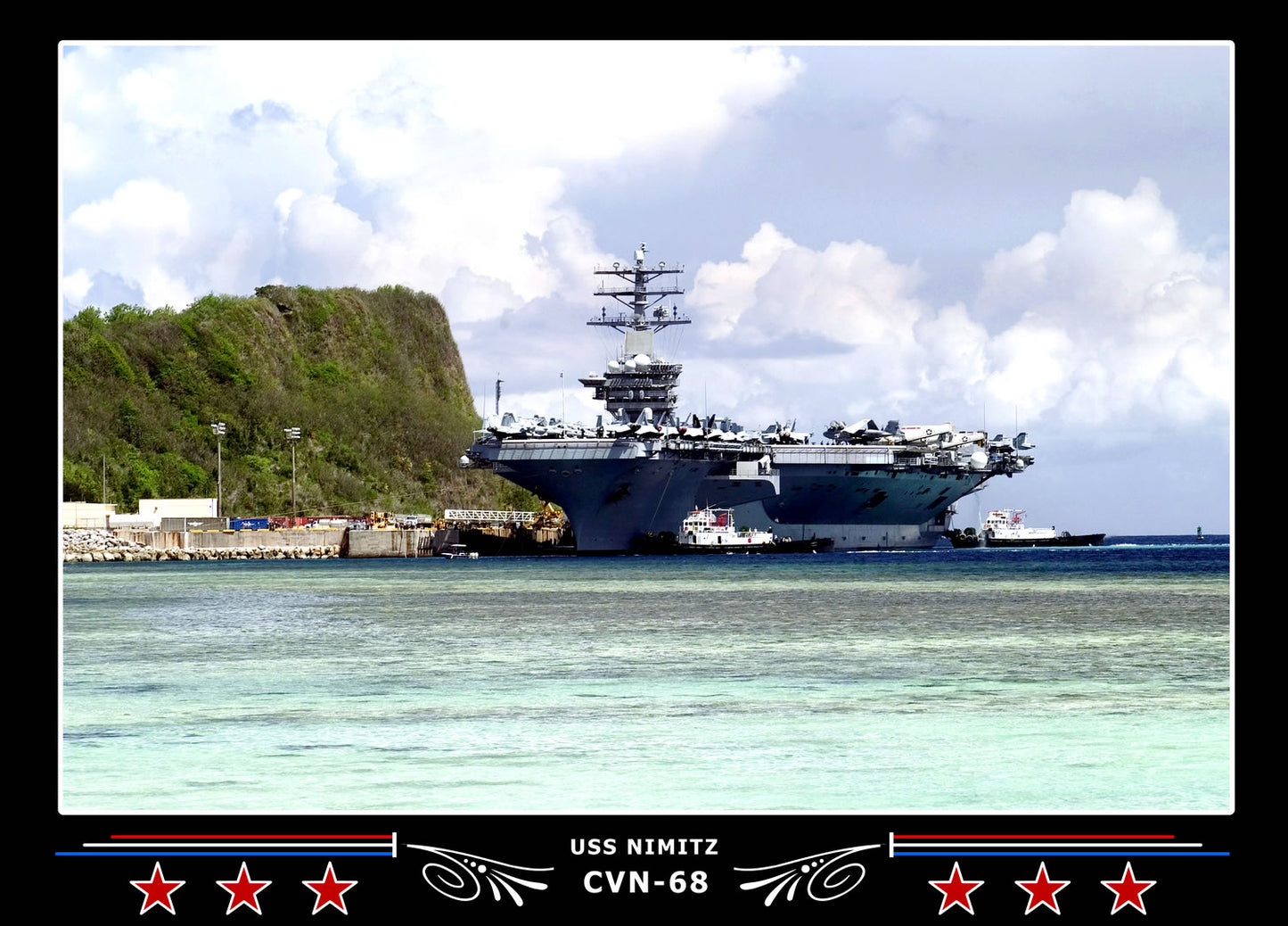 USS Nimitz CVN-68 Canvas Photo Print