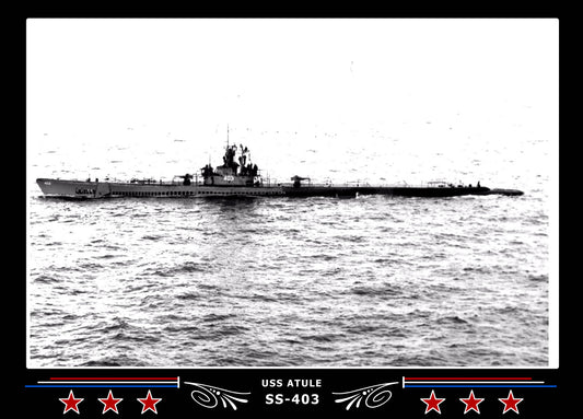 USS Atule SS-403 Canvas Photo Print