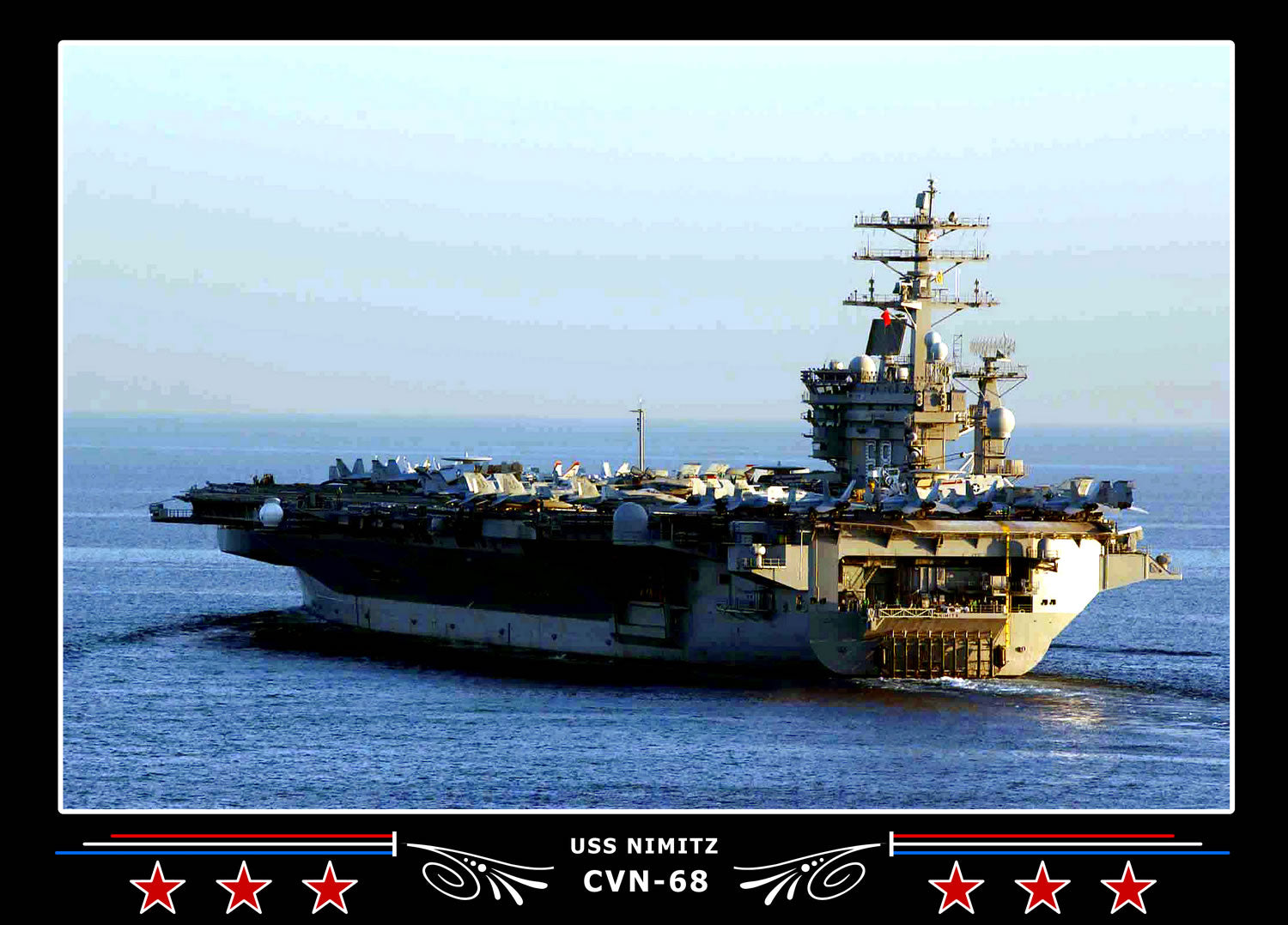 USS Nimitz CVN-68 Canvas Photo Print