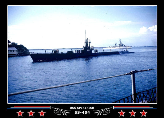 USS Spikefish SS-404 Canvas Photo Print