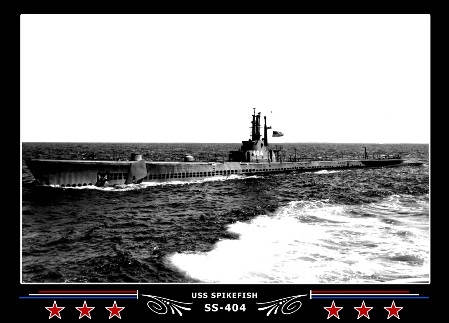 USS Spikefish SS-404 Canvas Photo Print