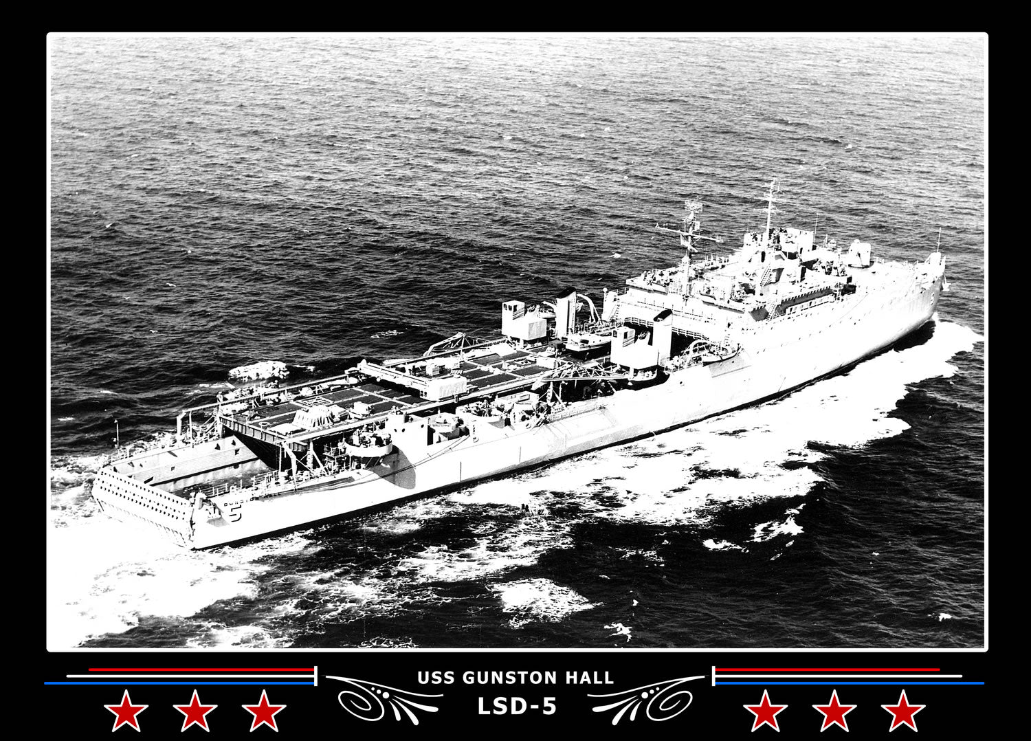 USS Gunston Hall LSD5 Canvas Photo Print