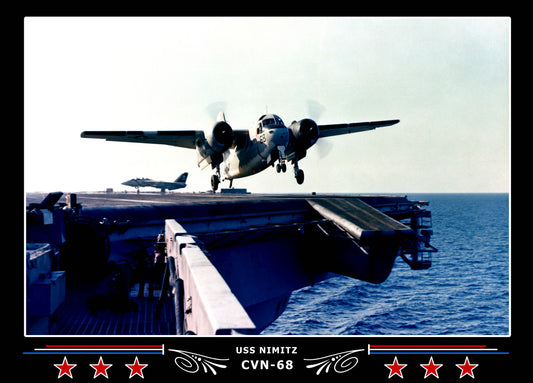 USS Nimitz CVN-68 Canvas Photo Print