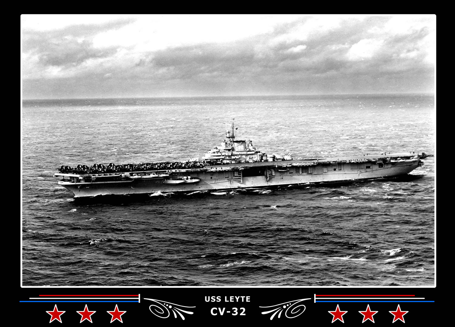 USS Leyte CV-32 Canvas Photo Print