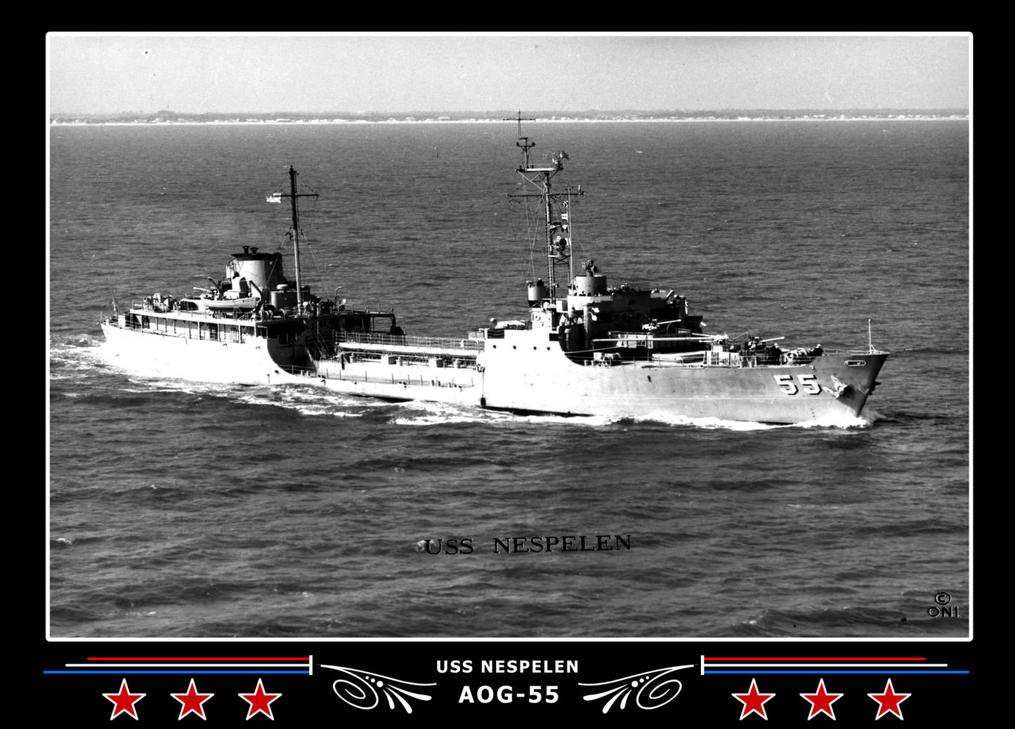 USS Nespelen AOG-55 Canvas Photo Print