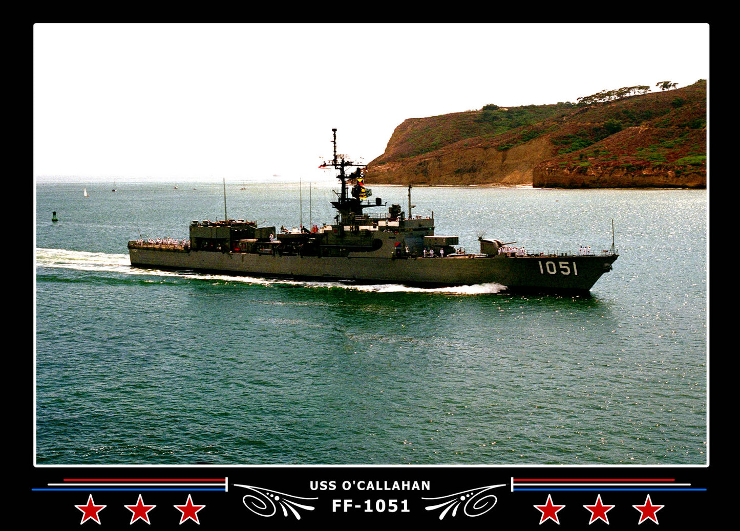 USS O'Callahan FF-1051 Canvas Photo Print