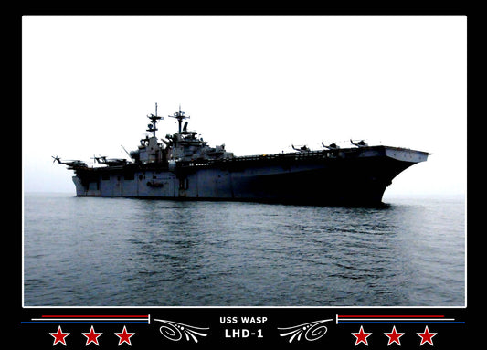 USS Wasp LHD1 Canvas Photo Print
