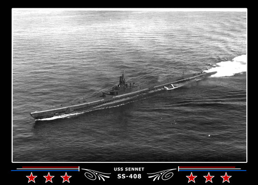 USS Sennet SS-408 Canvas Photo Print