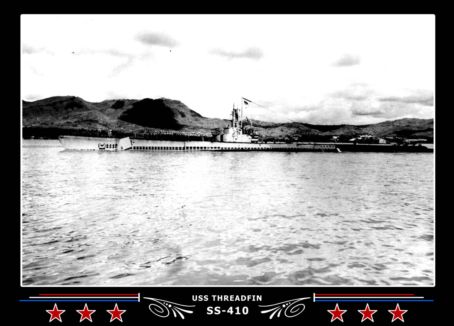 USS Threadfin SS 410 Navy Emporium