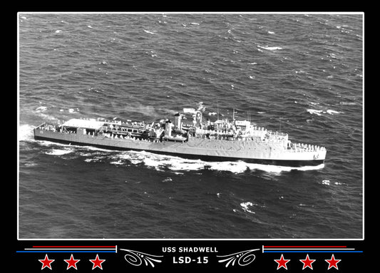 USS Shadwell LSD15 Canvas Photo Print
