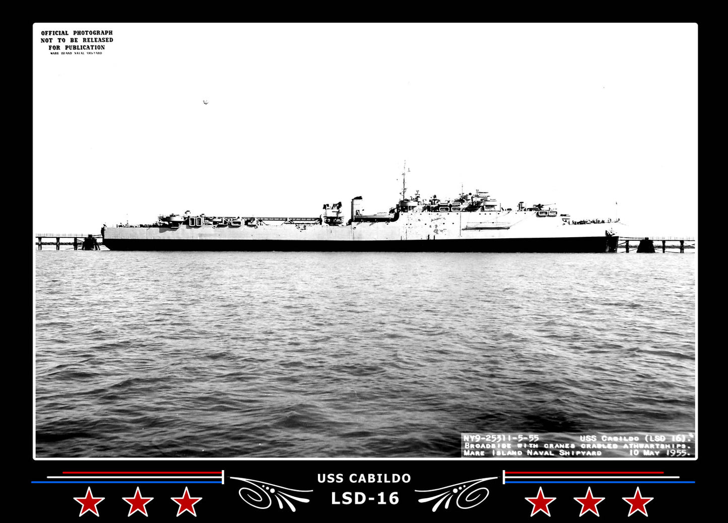USS Cabildo LSD16 Canvas Photo Print