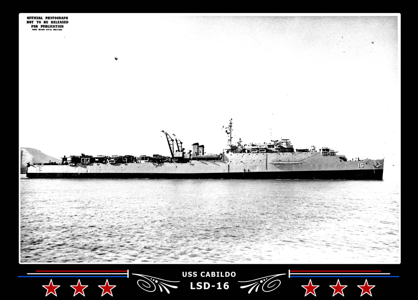 USS Cabildo LSD16 Canvas Photo Print