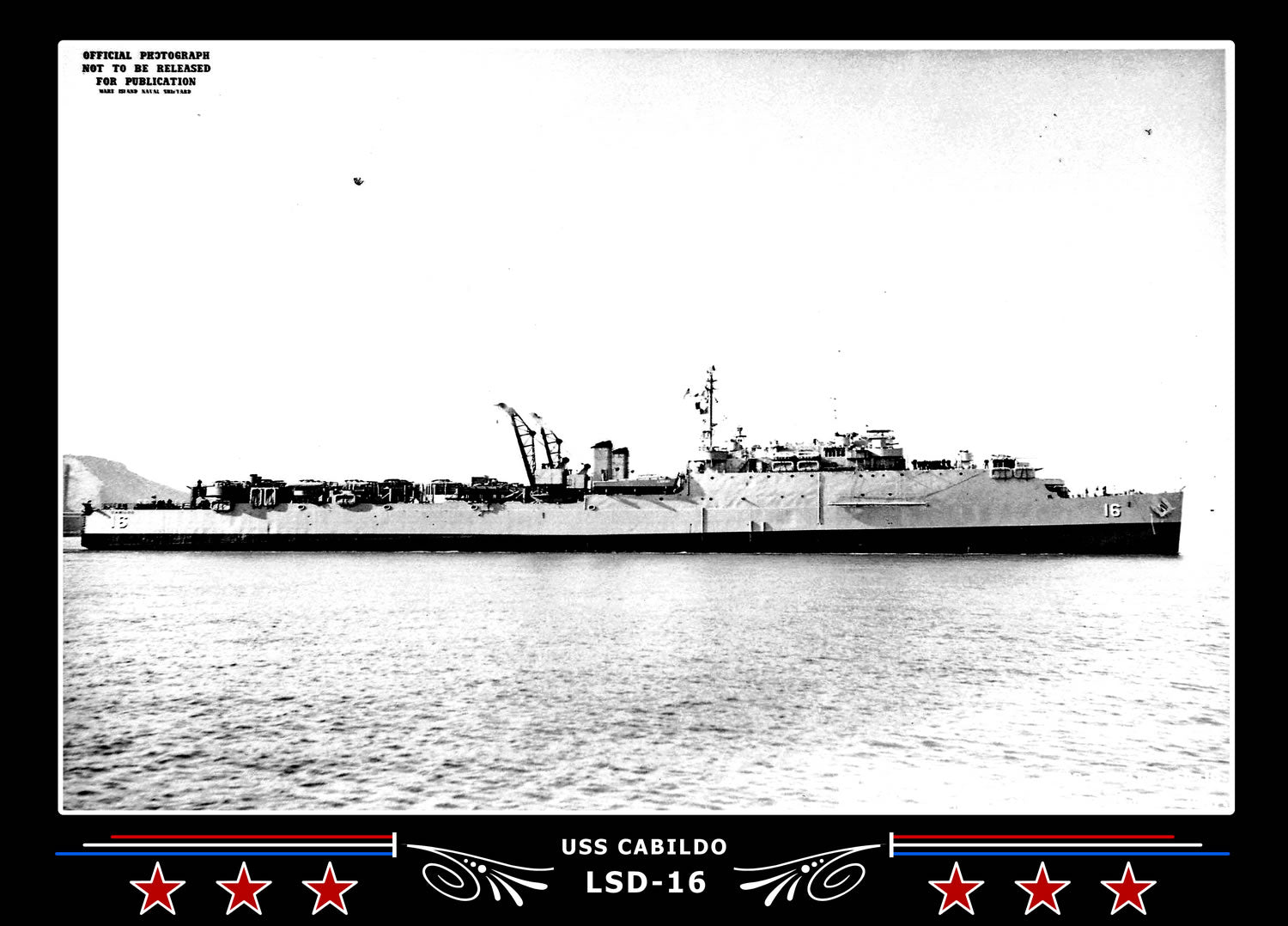 USS Cabildo LSD16 Canvas Photo Print