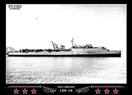 USS Cabildo LSD16 Canvas Photo Print