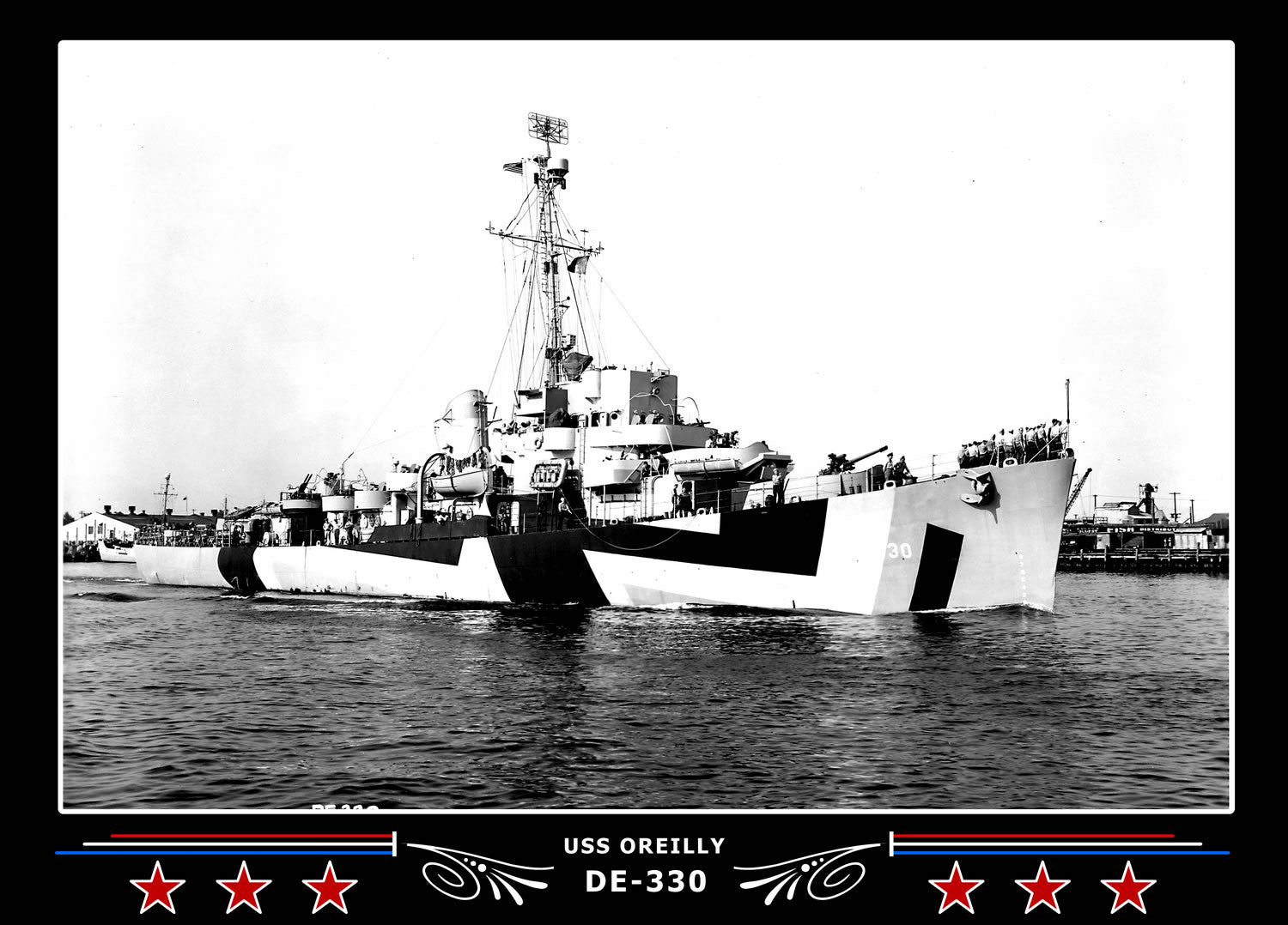 USS Oreilly DE-330 Canvas Photo Print