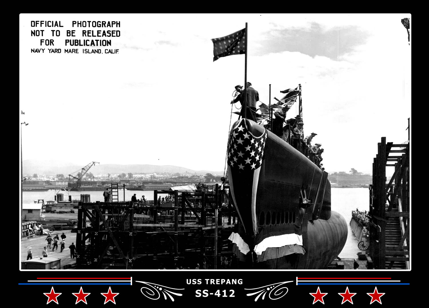 USS Trepang SS-412 Canvas Photo Print