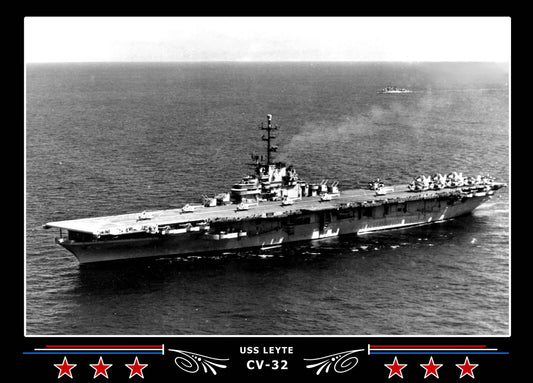 USS Leyte CV-32 Canvas Photo Print