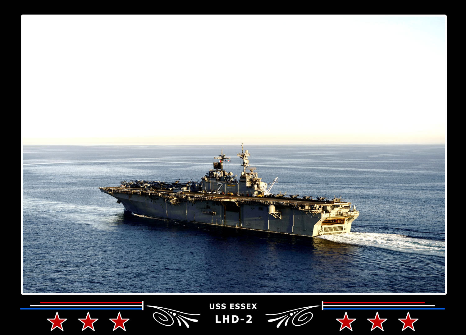 USS Essex LHD2 Canvas Photo Print