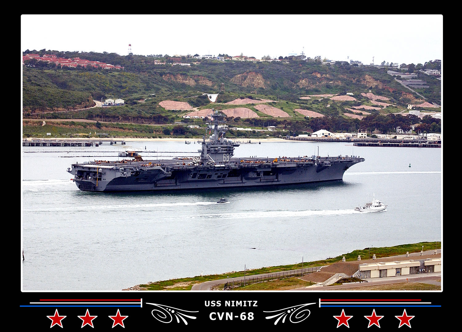 USS Nimitz CVN-68 Canvas Photo Print