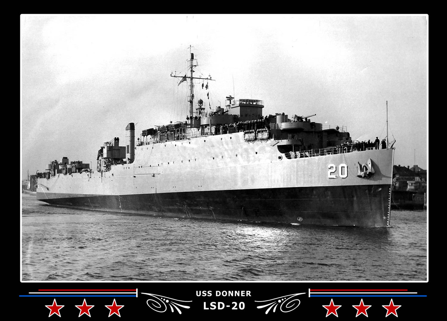 USS Donner LSD20 Canvas Photo Print