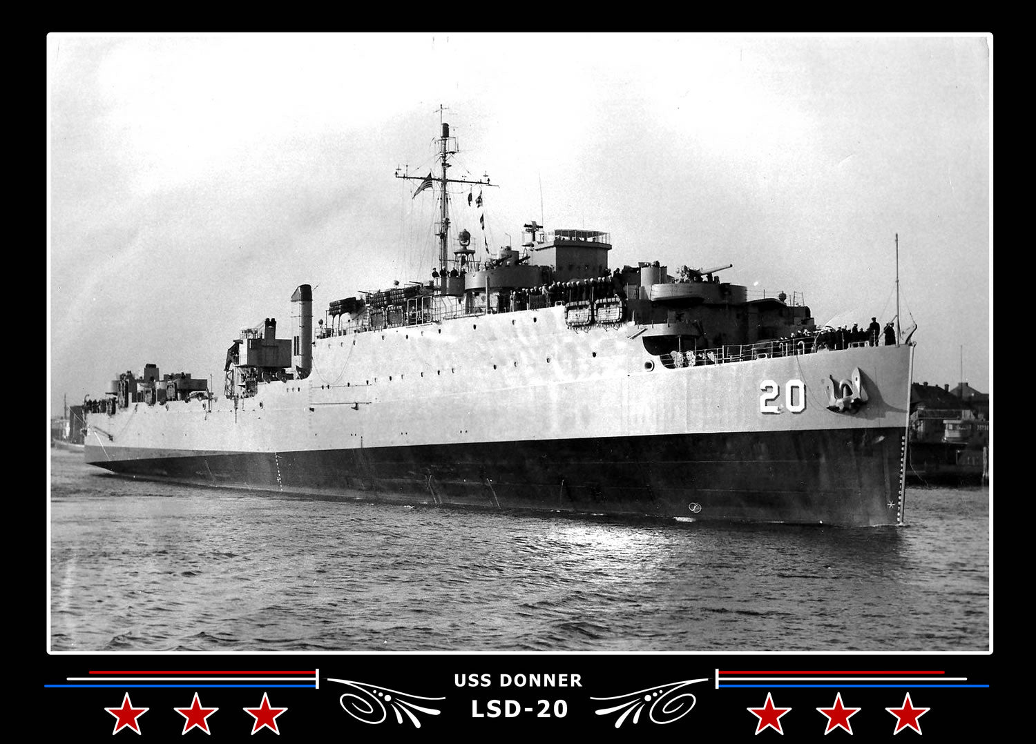 USS Donner LSD20 Canvas Photo Print
