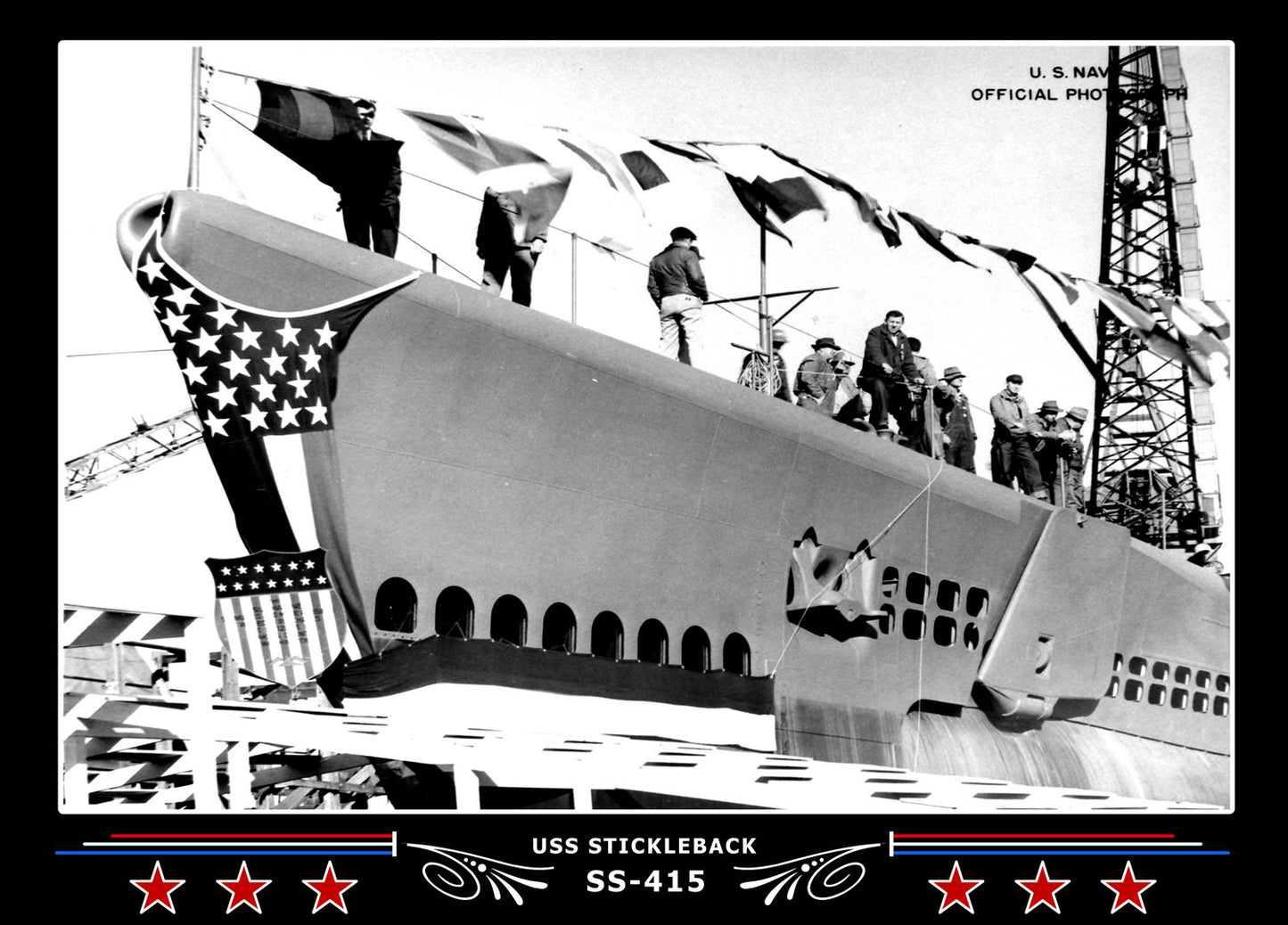 USS Stickleback SS-415 Canvas Photo Print