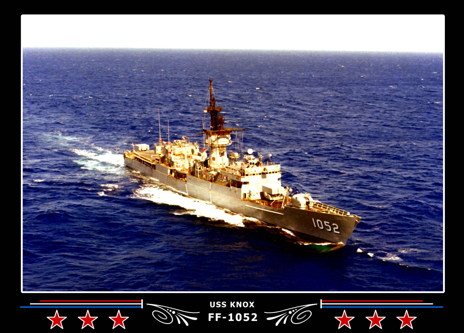 USS Knox FF-1052 Canvas Photo Print