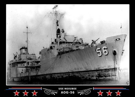 USS Noxubee AOG-56 Canvas Photo Print