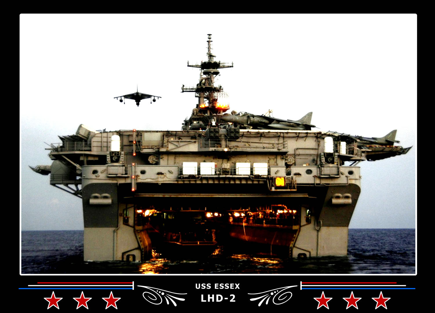 USS Essex LHD2 Canvas Photo Print