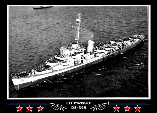USS Stockdale DE-399 Canvas Photo Print