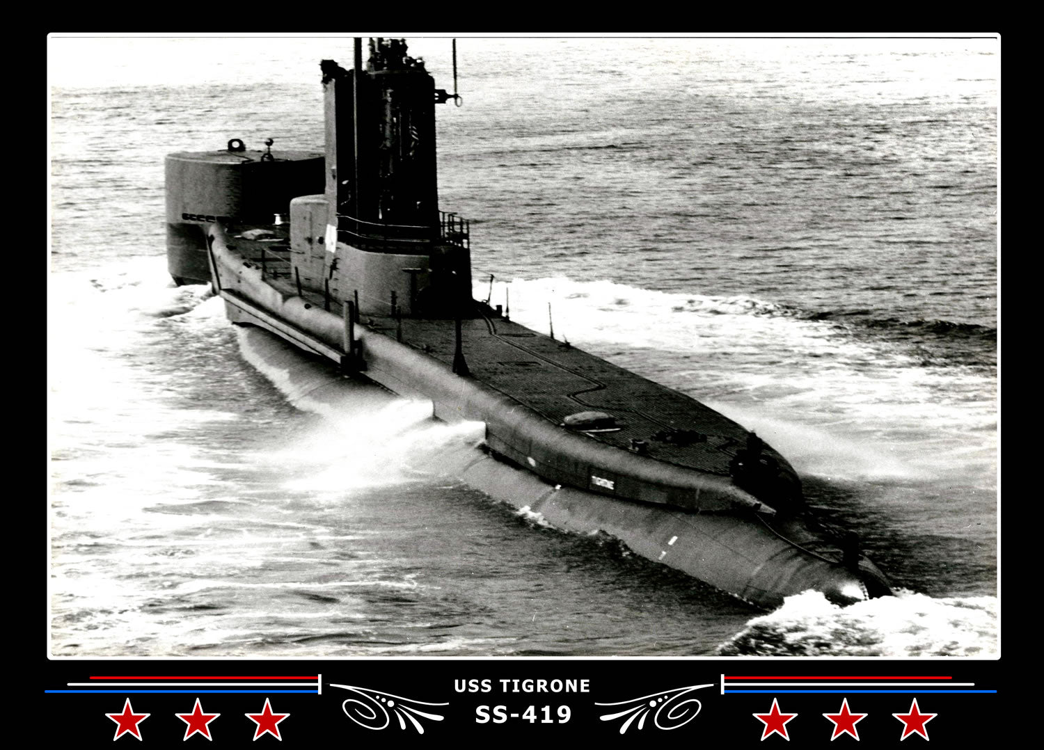 USS Tigrone SS-419 Canvas Photo Print