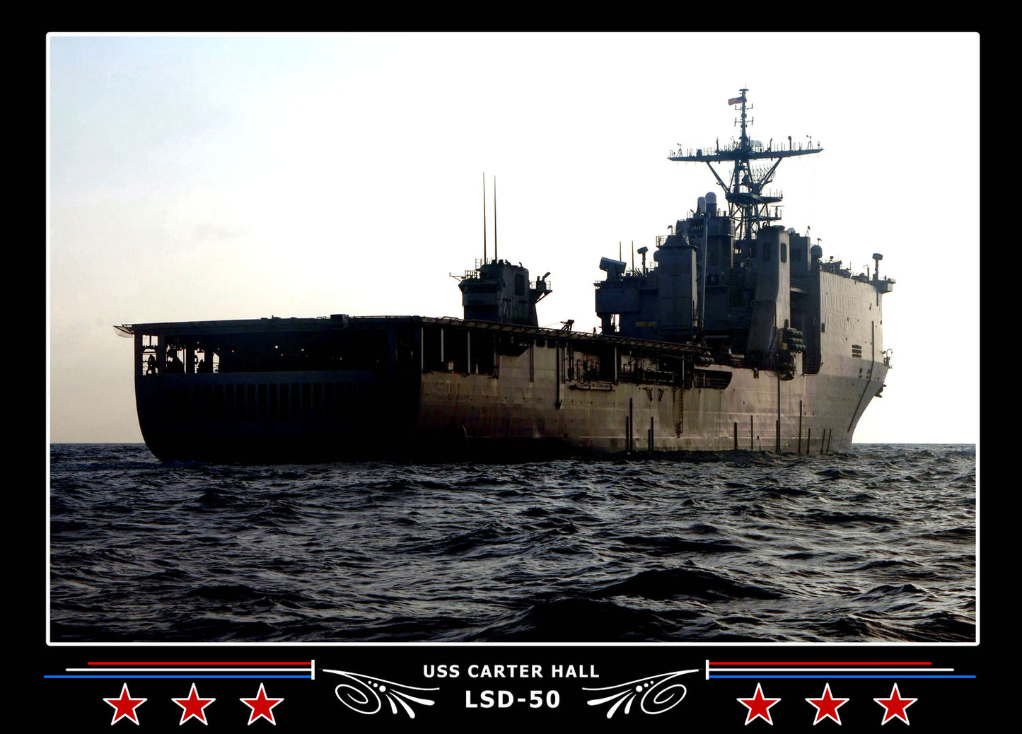 USS Carter Hall LSD50 Canvas Photo Print