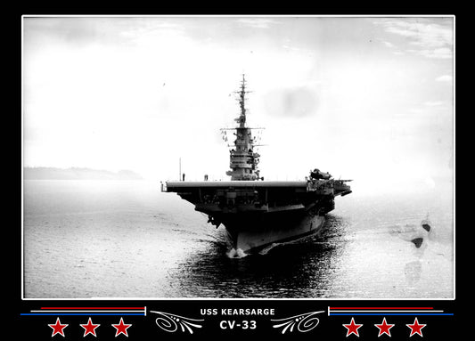 USS Kearsarge CV-33 Canvas Photo Print