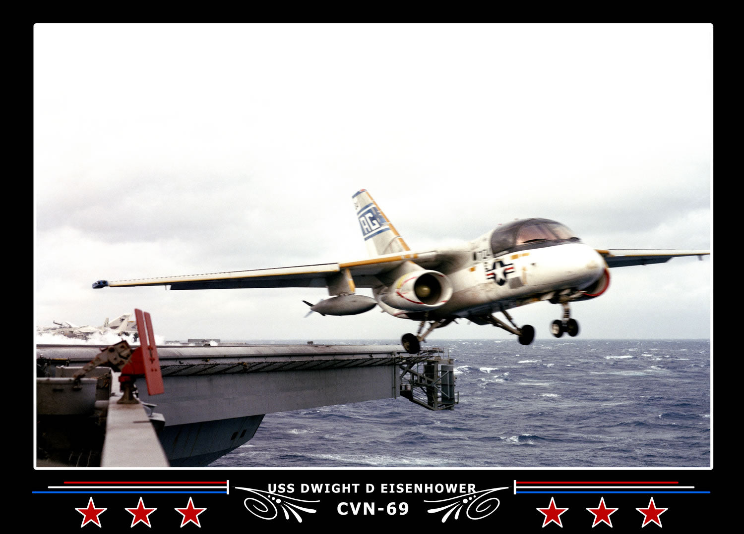 USS Dwight D Eisenhower CVN-69 Canvas Photo Print