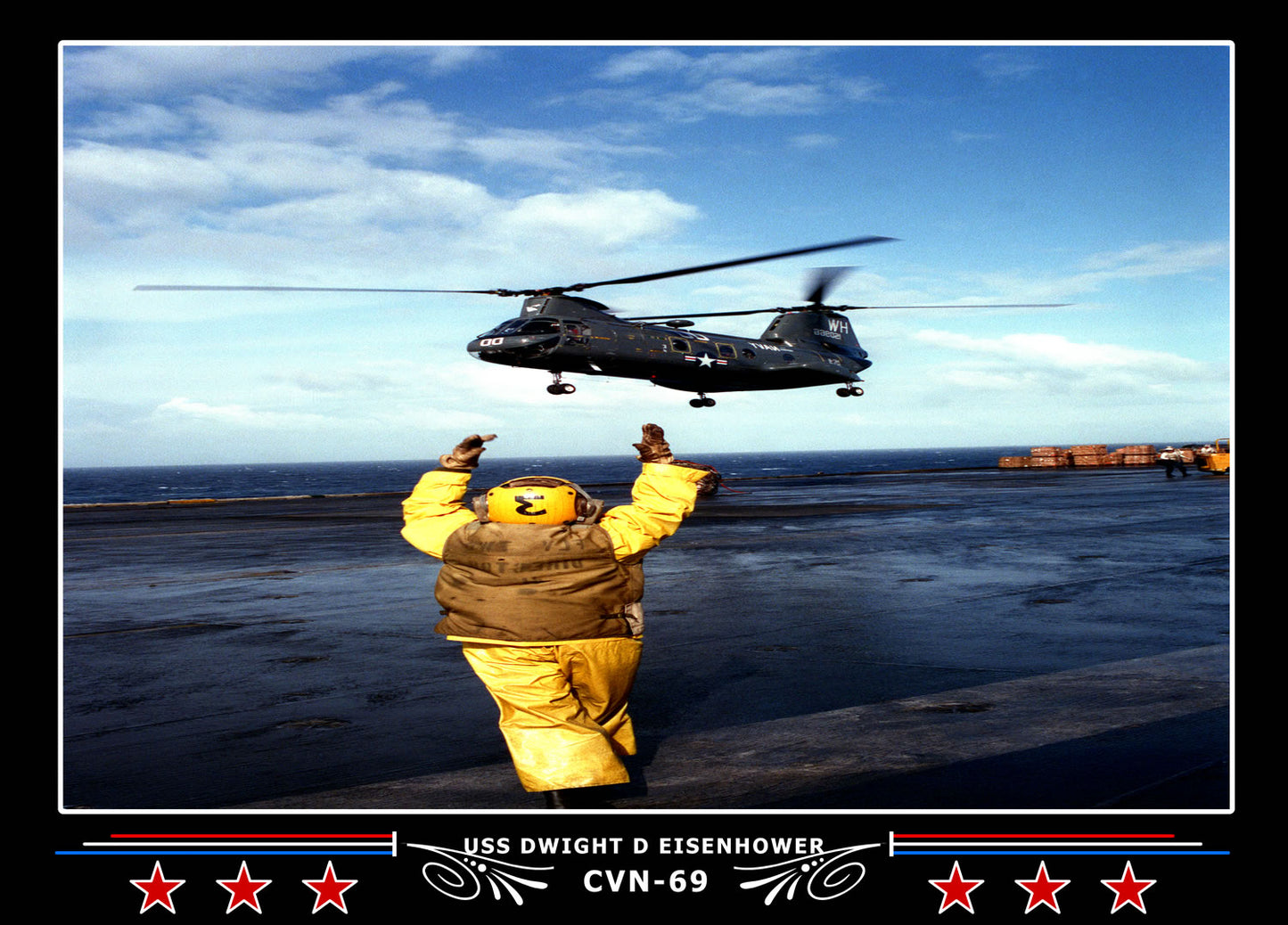 USS Dwight D Eisenhower CVN-69 Canvas Photo Print